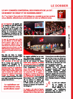 logo LE 54e CONGRÈS CONFÉDÉRAL DES SYNDICATS DE LA CGT : UN MOMENT DE DÉBAT ET DE RASSEMBLEMENT !